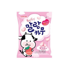 롯데제과 말랑카우 딸기맛, 158g, 2개