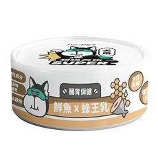 NU4PET 陪心寵糧 犬 Super小白主食罐 鮮魚 x 蜂王乳 80g 主食罐 狗罐頭, 1個