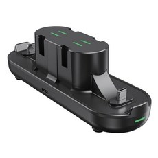 PS5/SWITCH PRO/Xbox Series S/X/JOY CON 手把手柄搖桿控制器充電座，多功能遊戲手把充電底座, 黑色充電座, 1個