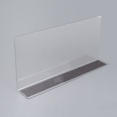 L형 투명 칸막이 25x12cm 1P 자석형, 혼합색상