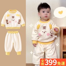 嬰兒加絨虎虎套裝
