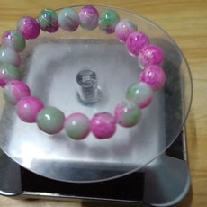 老礦櫻花粉共生手串 10mm 女款手鍊