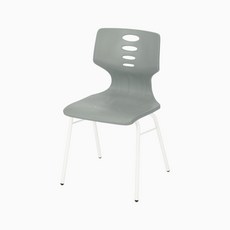 스튜디오칼츠 학원용의자 401체어 프레임 화이트, 그레이, 1개