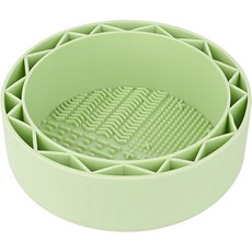 JANKOW 펜 브러시 워셔 수채화 실리콘 볼 홀더 릴 유화용 물컵 그린 Green, 1세트