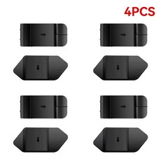 4/1PC EJEAS V6 프로+/V4 플러스/Q7/V7 오토바이 헬멧 인터콤 장착 클립 블루투스 인터콤용 양면 테이프 베이스, 4pcs