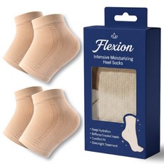 플렉시온 뒤꿈치 각질제거 보습양말, 스킨, 2세트