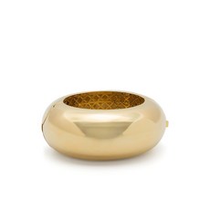 에디보르고 돔 12K 옐로 골드 커프 브레이슬릿