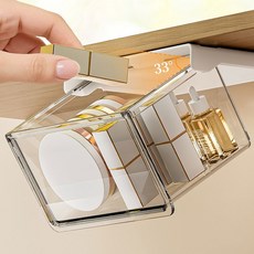 편한생활연구소 기울어지는 부착식 히든 선반, 1개, M