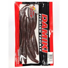 다미끼 아머쉐드 5인치 광어 다운샷 배스웜, 1개, 95g, 414 - 펌프킨 시드