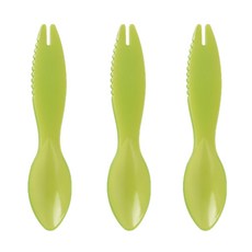 키위 손질 스푼 선호리빙, 그린3개, 3개