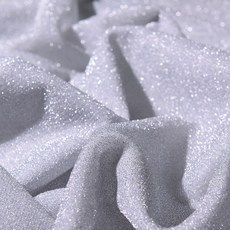 星空閃紗背景布/禮服面料, 白銀,1米X70釐米（半米價）, 1個