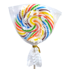 아이러브유 빅 롤리팝 오로라 회오리 막대사탕 화이트데이 발렌타인데이 학교 교회 단체 축제 행사 대용량 사탕, 1개, 50g