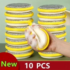 COVERONE 거품 가득 가정용 양면 주방 청소 스펀지, 10개