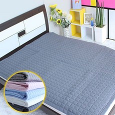 고정밴드형 SS 침대패드 110x200그레이 세트 침구세트