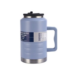304不鏽鋼 噸噸桶 手提保溫杯 大容量水杯 長效保冷保溫, 1個, 1500ml