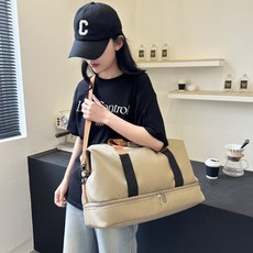 보스턴가방 트래블백 여행 가방 대용량 헬스가방 숄더백 N-0033, 카키