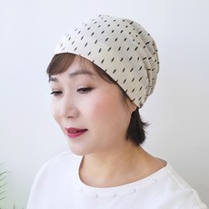 Jjnine Eco Four Seasons Sleep Beanie 室內純棉日常中老年女士連帽帽子