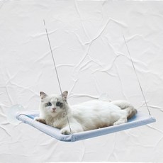 고양이 창문 해먹 흡착식 캣타워 실내용 소형 선반 고양이창문해먹 고양이선반, 없음
