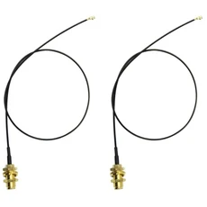 WiFi 안테나 5dbi 21cm U.FL/IPEX - RPSMA 피그테일 케이블 2.4GHz 옴니 (부스터 AP WLAN 라우터 모뎀 USB, 01 onesize