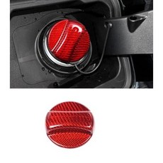 紅色 乾碳 真碳纖維 有字款 油箱蓋 黏貼式 適用 F22 F30 F32 F80 F82 F10 F06, 1個