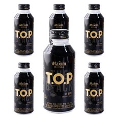 맥심 TOP 더블랙 380ml 6개