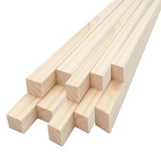 아이베란다 나무쫄대 묶음 목재 원목 합판 얇은 비닐 쫄대 각재 각목, 1개, 소나무15x15x800mm(10개)