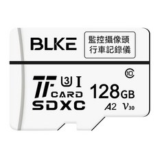 BLKE 32GB TF記憶卡 監控攝像頭 行車記錄儀專用 A2 V30 高速傳輸, 1個, 128GB