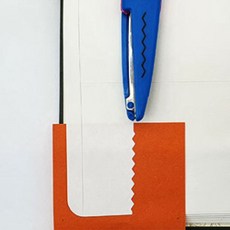 핑킹가위 다꾸 문구용 가위 펭킹가위 직각모양 sta+73690vy