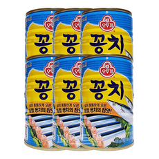 오뚜기 꽁치, 400g, 6개