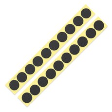 attizone 벨크로 원형찍찍이 (소포장) 20mm x 10세트 - 11칼라, 검정, 10개