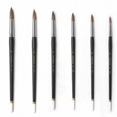 수채붓 수채화 붓 수채화용 미술 도구 그림 782R 14호 세트 79000EA 1EA, 본상품