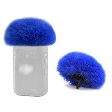 LEFXMOPHY DJI MIC 2 / OSMO 포켓 3 마이크 퍼 윈드 머프 그레이 폼(Dji 1 커버용 아님) 2팩 248983 6749798467, 블루 2팩