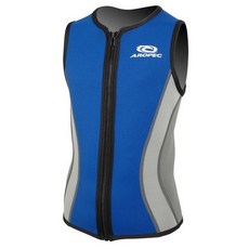 許老闆泳裝 AROPEC 2mm兒童保暖游泳防寒背心, 1個, 藍,14