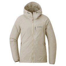mont-bell 女 Light Shell Hooded Jacket 軟殼連帽外套 象牙白