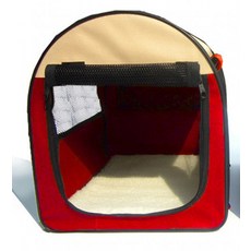 하우스 강아지 텐트 동굴집 반려견 애견 중형견 캠핑용 조립식, 1개, 레드 텐트