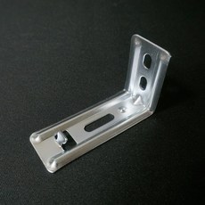 ㄱ자 브라켓 6.8cm 커튼 블라인드 부속품 부품 설치 고정 피스, 1개, 메탈
