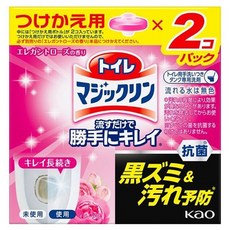 Kao 花王 馬桶神奇潔淨優雅玫瑰香補充包 2入, 1個, 160g