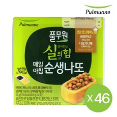 풀무원 생산직송 매일아침 순생나또(2팩x23개) 총 46팩, 45g