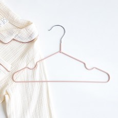 비스토어 키즈 유아 논슬립 옷걸이 1P, 핑크베이지, 1개