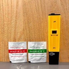 ATC 美國精準PH酸鹼測試筆，附贈PH校正粉，精準測量魚缸水質酸鹼度，操作簡單，適用於各種水族箱, 1個