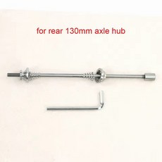 SILVERO 티타늄 꼬치 TI M4 74MM MTB 느린 130MM 릴리스 도로 HEX 자전거 135MM 접이식 QR 100MM, 1pc ti 130mm