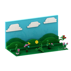 스프런키 Sprunki 스프렁키 정원 배경 블록 b0418, 1개