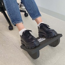 더블트리 바른자세 편안한 발목 발받침대, 블랙스윙