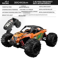 RC 자동차 브러시리스 전동 오프로드 드리 프트 고속 장난감, 1개, 브러시리스 오렌지오프로드레이싱