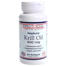 PROTOCOL FOR LIFE BALANCE 海王星磷蝦油軟膠囊 500mg, 1罐, 60顆