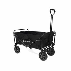 코스트위드 카리스 접이식 캠핑웨건, 블랙, 1개