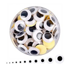 유니아트 5000 접착눈알 12mm / 약225개입 chl+4986iS