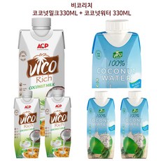 비코리치330(밀크3개+워터3개), 6개, 330ml