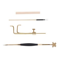 Yibuy 4 점 바이올린 영혼 기둥 사운드 포스트 S 스타일 칼럼 훅 현악기, 1개