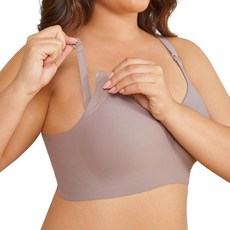 [ 675041 ] SEEDNUR 모유 수유용 수유 브라 자연스러운 모양 수면 브라렛 퍼플 XXXL